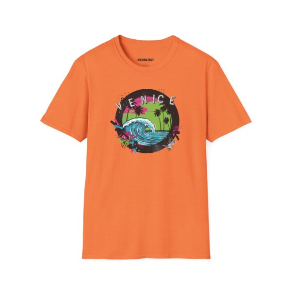 Venice Wave Unisex Softstyle T-Shirt - Beach Vibe, Summer Essential, Graphic Tee, Casual Wear, Gift for Surf Lovers - Image 13