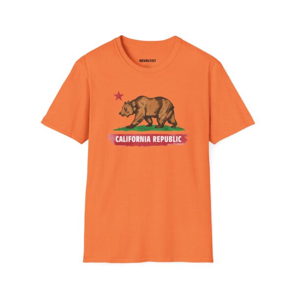 California Republic Bear T-Shirt | Unisex Softstyle Graphic Tee, Casual Wear, Gift for Californians, Vintage Style, Nature Lovers, Festival Shirt - Image 13