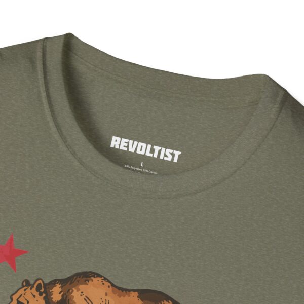 California Republic Bear T-Shirt | Unisex Softstyle Graphic Tee, Casual Wear, Gift for Californians, Vintage Style, Nature Lovers, Festival Shirt - Image 7
