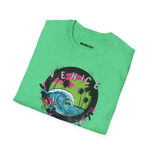 Venice Wave Unisex Softstyle T-Shirt - Beach Vibe, Summer Essential, Graphic Tee, Casual Wear, Gift for Surf Lovers - Image 28