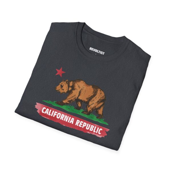 California Republic Bear T-Shirt | Unisex Softstyle Graphic Tee, Casual Wear, Gift for Californians, Vintage Style, Nature Lovers, Festival Shirt - Image 36