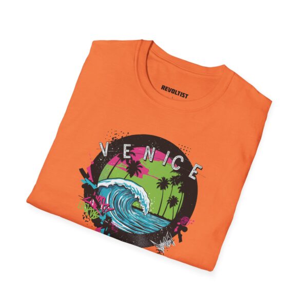 Venice Wave Unisex Softstyle T-Shirt - Beach Vibe, Summer Essential, Graphic Tee, Casual Wear, Gift for Surf Lovers - Image 16
