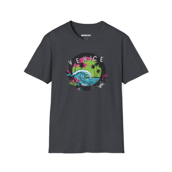 Venice Wave Unisex Softstyle T-Shirt - Beach Vibe, Summer Essential, Graphic Tee, Casual Wear, Gift for Surf Lovers - Image 29