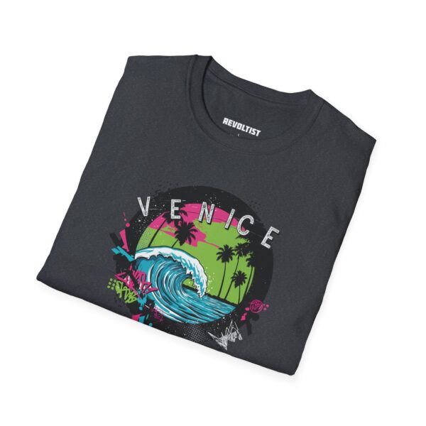 Venice Wave Unisex Softstyle T-Shirt - Beach Vibe, Summer Essential, Graphic Tee, Casual Wear, Gift for Surf Lovers - Image 32
