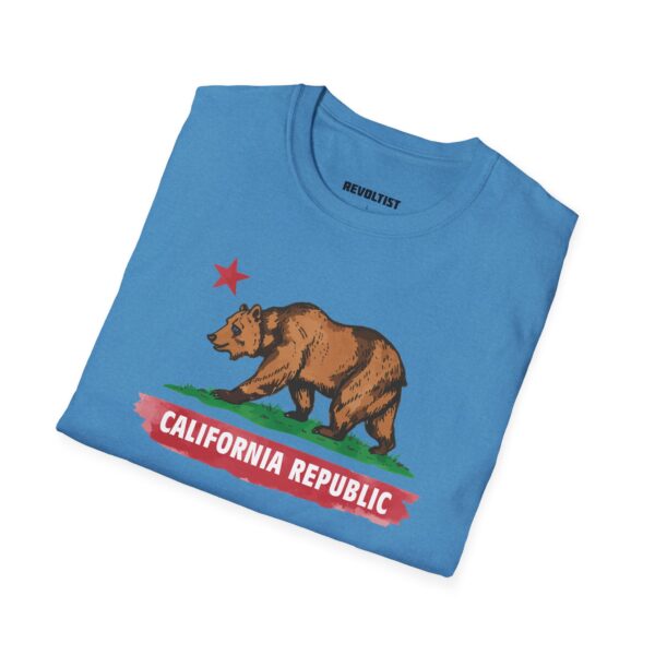 California Republic Bear T-Shirt | Unisex Softstyle Graphic Tee, Casual Wear, Gift for Californians, Vintage Style, Nature Lovers, Festival Shirt - Image 28