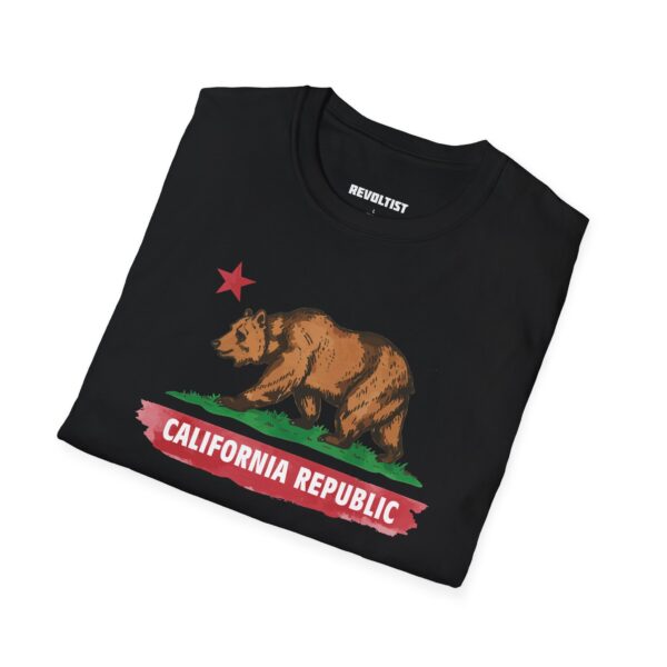 California Republic Bear T-Shirt | Unisex Softstyle Graphic Tee, Casual Wear, Gift for Californians, Vintage Style, Nature Lovers, Festival Shirt - Image 40