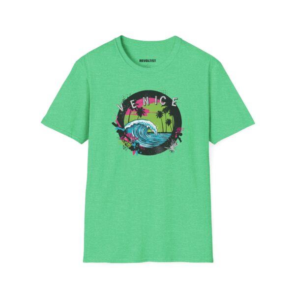 Venice Wave Unisex Softstyle T-Shirt - Beach Vibe, Summer Essential, Graphic Tee, Casual Wear, Gift for Surf Lovers - Image 25