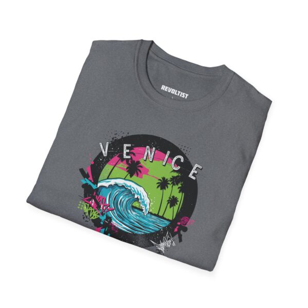 Venice Wave Unisex Softstyle T-Shirt - Beach Vibe, Summer Essential, Graphic Tee, Casual Wear, Gift for Surf Lovers - Image 24