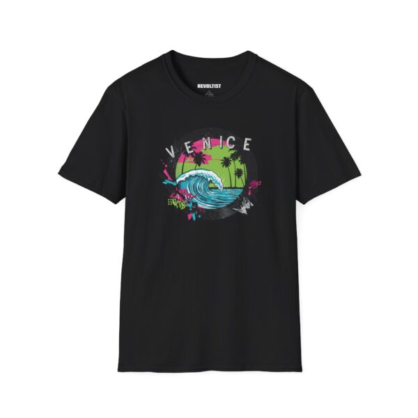 Venice Wave Unisex Softstyle T-Shirt - Beach Vibe, Summer Essential, Graphic Tee, Casual Wear, Gift for Surf Lovers - Image 17
