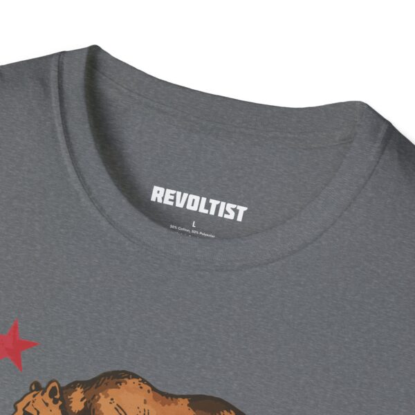 California Republic Bear T-Shirt | Unisex Softstyle Graphic Tee, Casual Wear, Gift for Californians, Vintage Style, Nature Lovers, Festival Shirt - Image 3