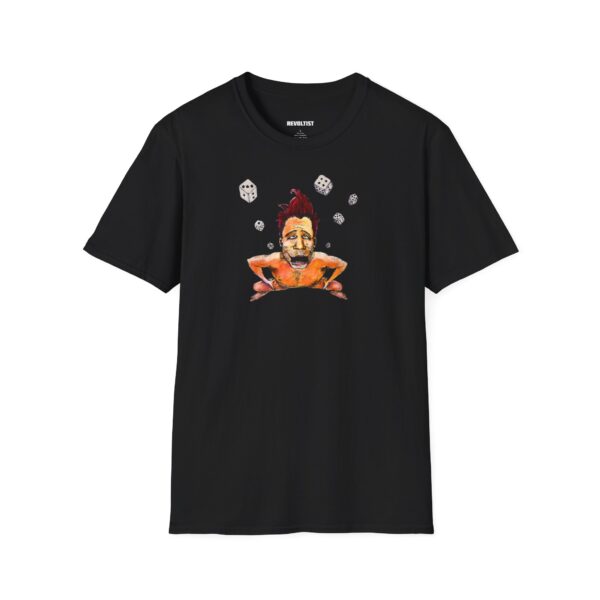 Dice Man Graphic Art T-Shirt - Image 3