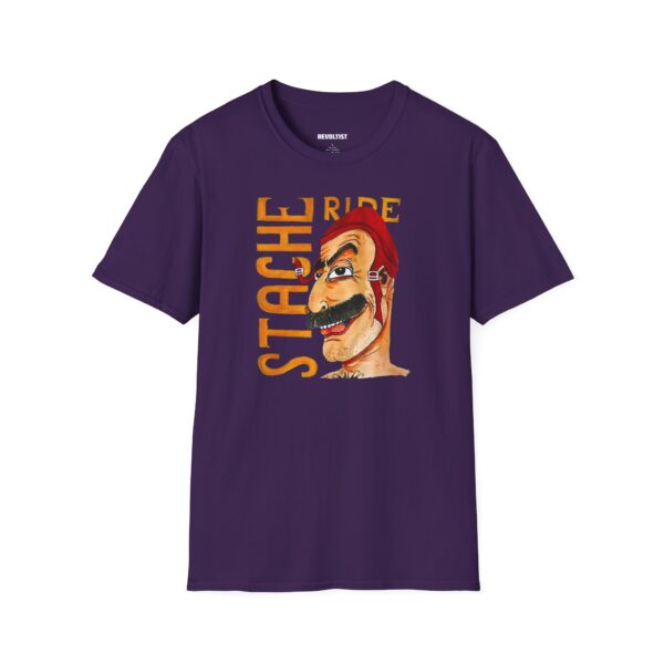 Stache Ride Graphic Art T-Shirt - Image 6