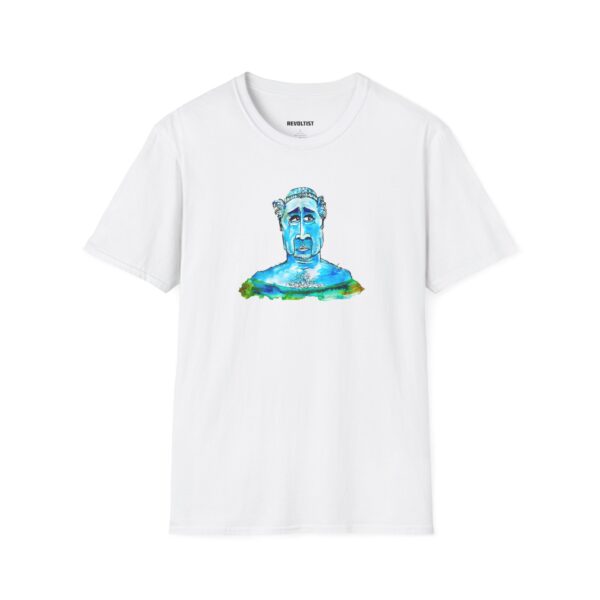 Blue Man Brain Graphic Art T-Shirt - Image 2