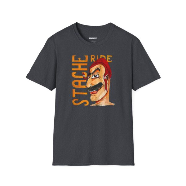 Stache Ride Graphic Art T-Shirt - Image 4