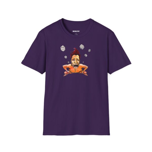 Dice Man Graphic Art T-Shirt - Image 7