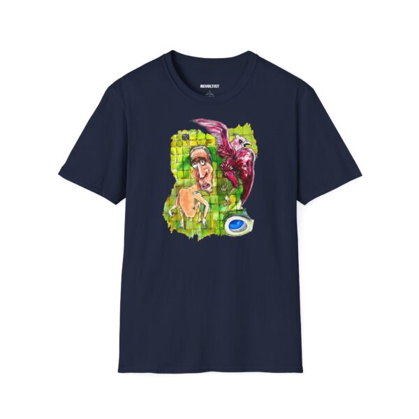 Restroom Eagle Graphic Art T-Shirt - Image 4
