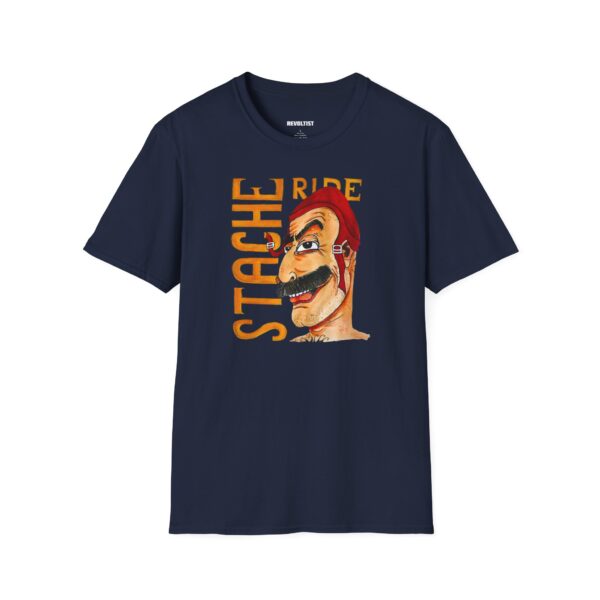 Stache Ride Graphic Art T-Shirt - Image 5
