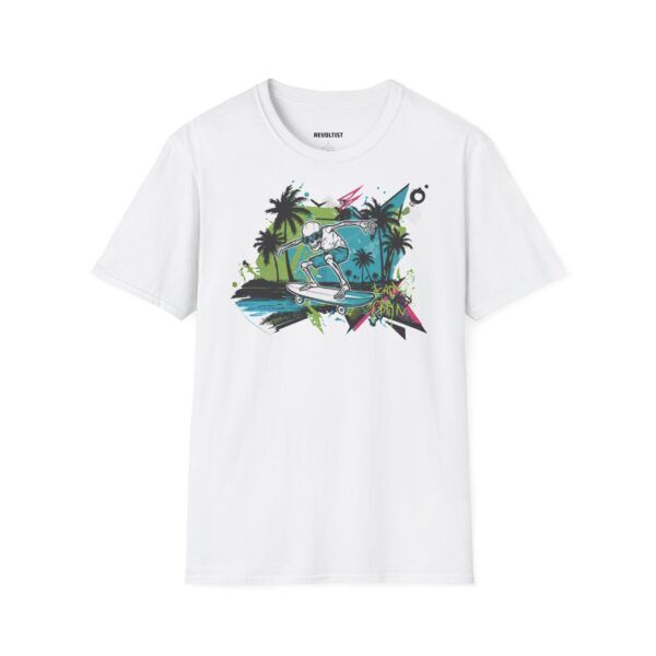 Venice California Skeleton Stix T-Shirt - Image 2