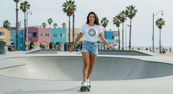 Retro Venice Wave T-Shirt - Image 9
