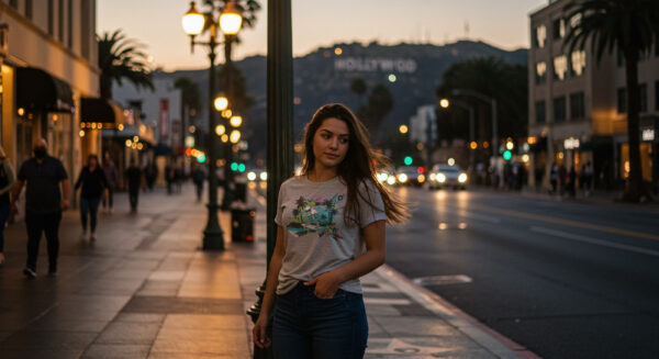 Venice California Skeleton Stix T-Shirt - Image 10