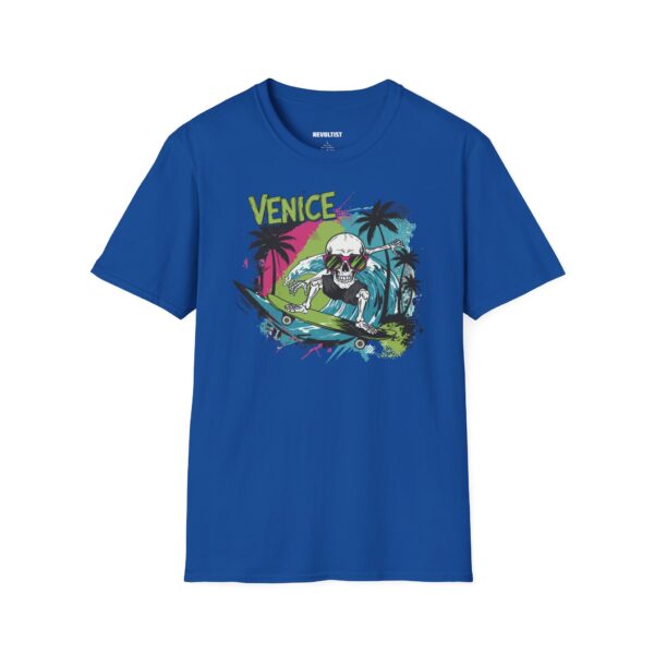 Surf Skateboard Skeleton T-Shirt - Image 6