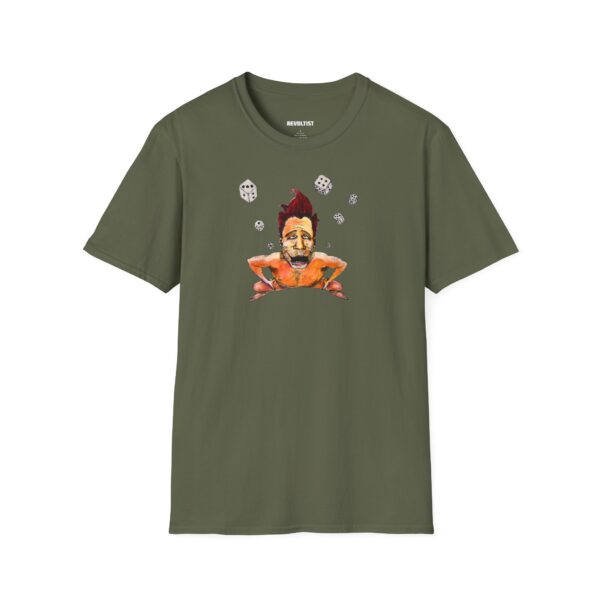 Dice Man Graphic Art T-Shirt - Image 5