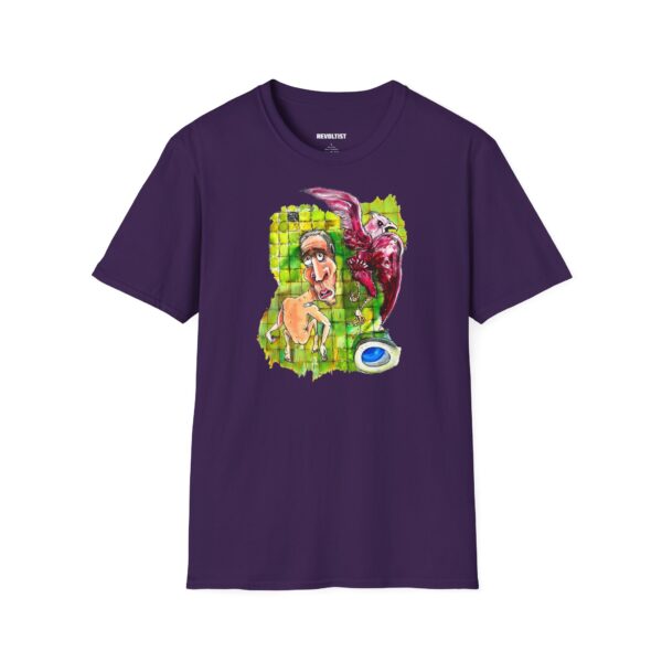 Restroom Eagle Graphic Art T-Shirt - Image 7