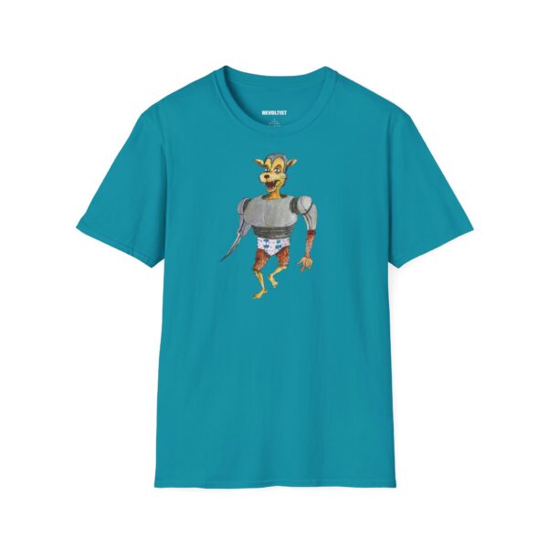 Catbot Graphic Art T-Shirt - Unisex Softstyle - Image 3