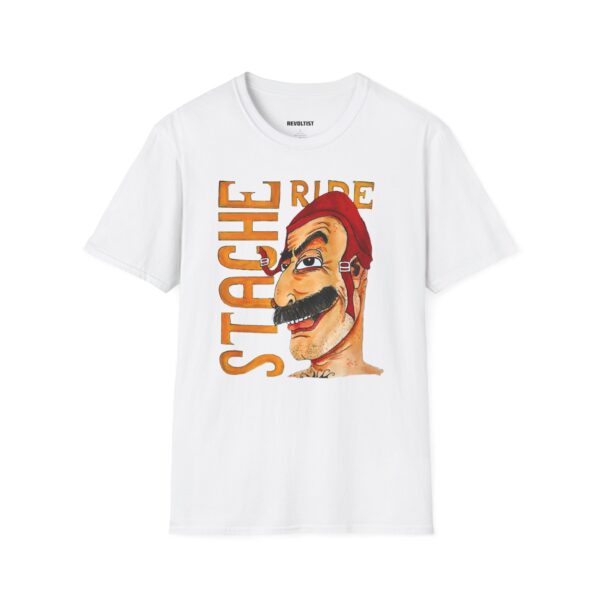 Stache Ride Graphic Art T-Shirt - Image 2