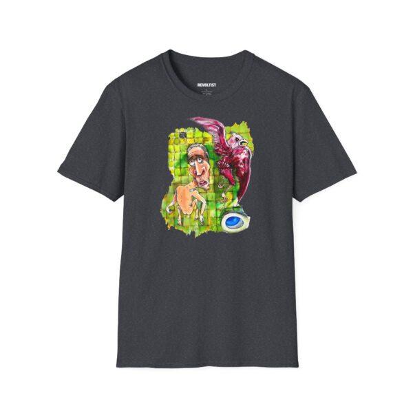 Restroom Eagle Graphic Art T-Shirt