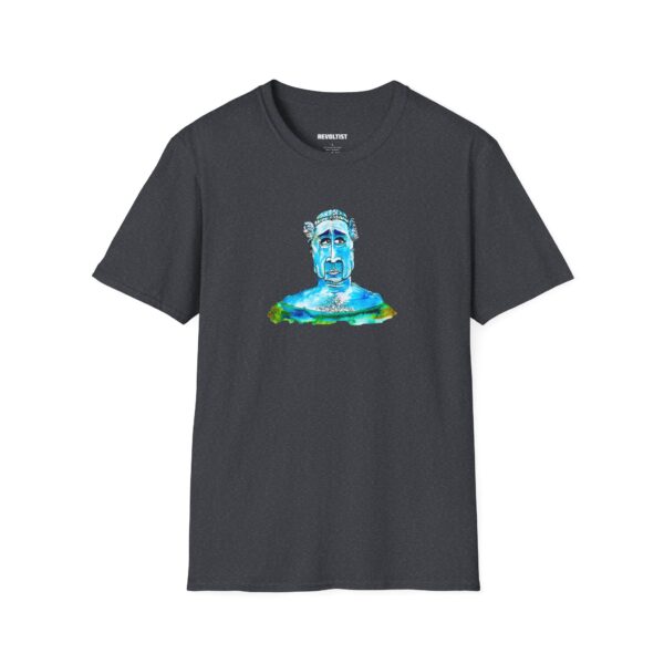 Blue Man Brain Graphic Art T-Shirt - Image 5