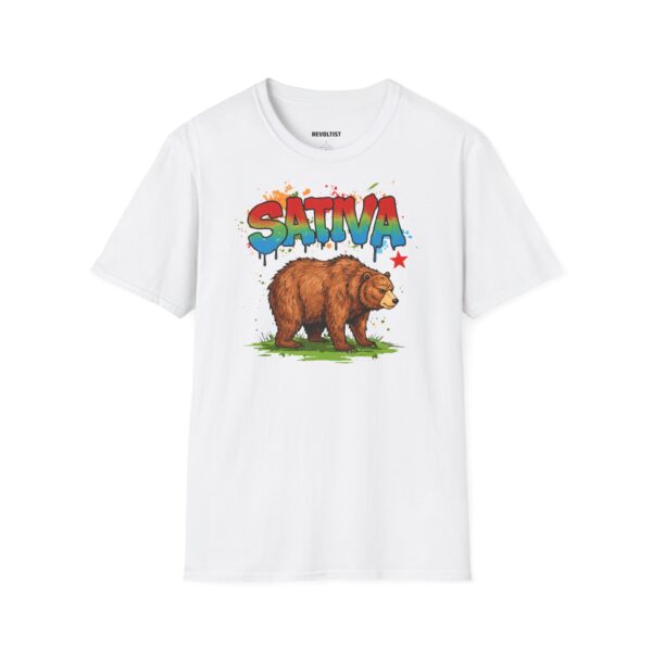 Sativa Bear Graphic T-Shirt - Image 2