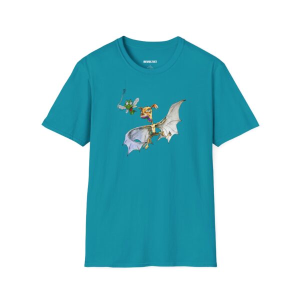 Covid Bat Graphic Softstyle T-Shirt - Image 7