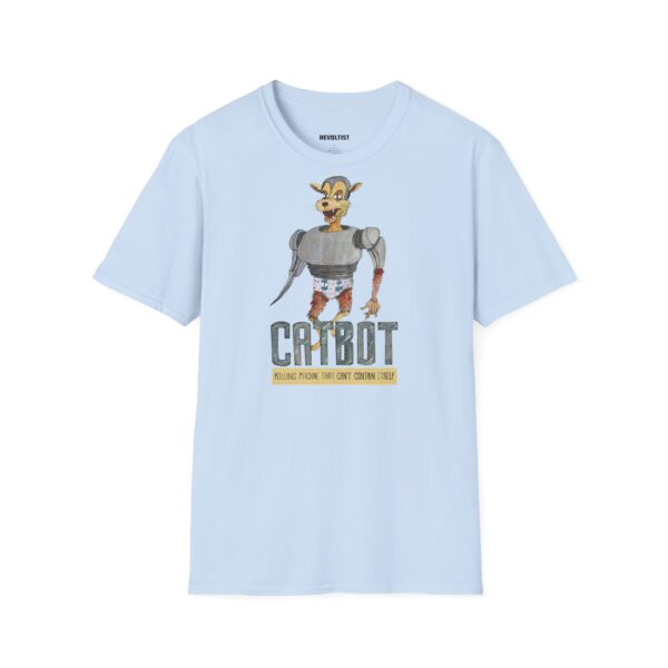 Catbot Graphic Art T-Shirt - Image 2