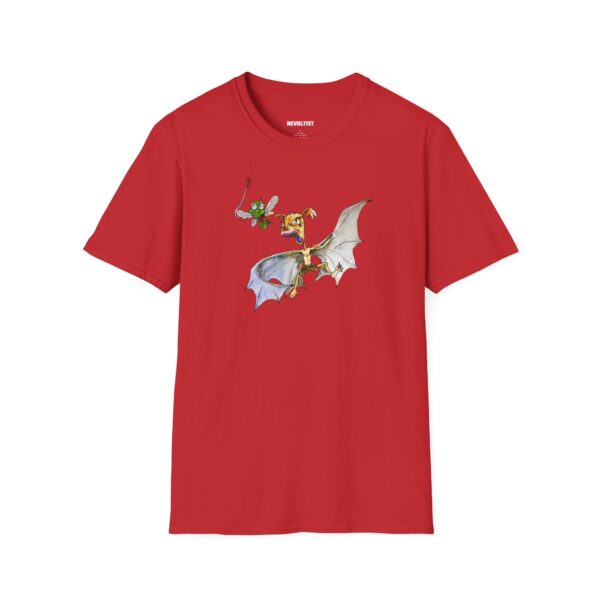 Covid Bat Graphic Softstyle T-Shirt - Image 6