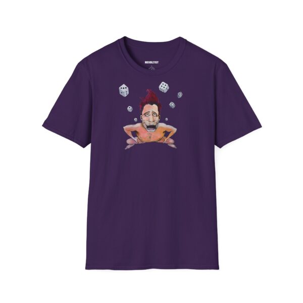Dice Man Graphic Art T-Shirt - Image 7