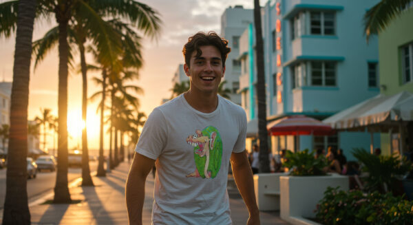Ear Snail Graphic Art T-Shirt - Image 9