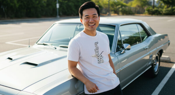 Mr Stripe Graphic Art T-Shirt - Image 9