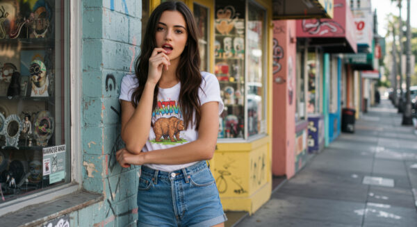 Sativa Bear Graphic T-Shirt - Image 9