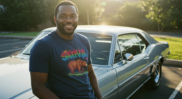 Sativa Bear Graphic T-Shirt - Image 7