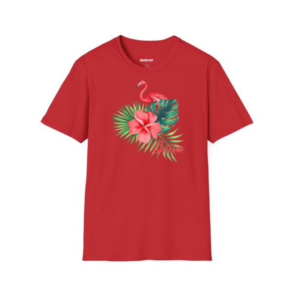 Sativa Flower Tropical Flamingo T-Shirt - Image 6
