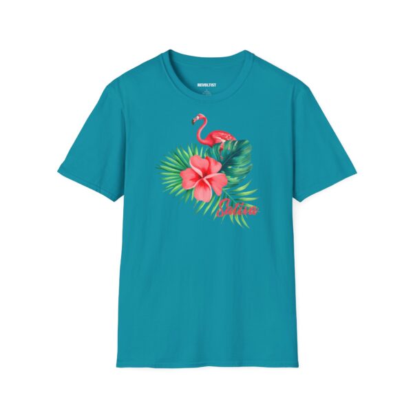 Sativa Flower Tropical Flamingo T-Shirt - Image 5