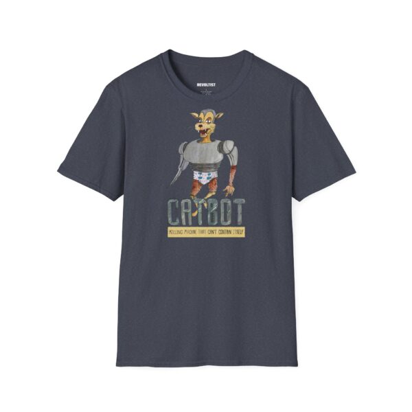 Catbot Graphic Art T-Shirt - Image 7