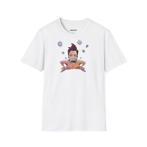 Dice Man Graphic Art T-Shirt - Image 2