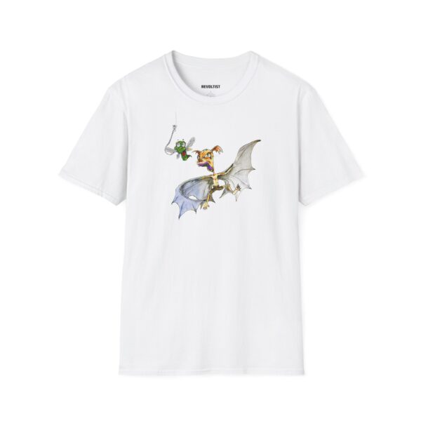 Covid Bat Graphic Softstyle T-Shirt - Image 2