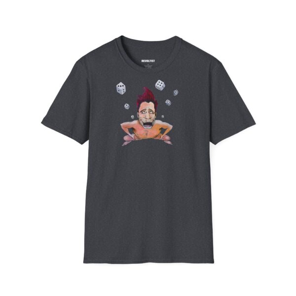Dice Man Graphic Art T-Shirt - Image 6