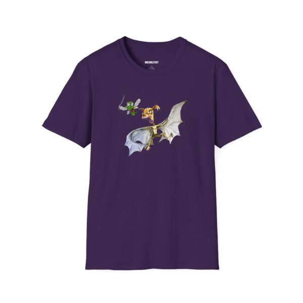 Covid Bat Graphic Softstyle T-Shirt - Image 5