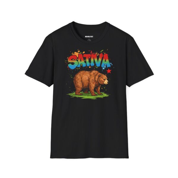 Sativa Bear Graphic T-Shirt - Image 3