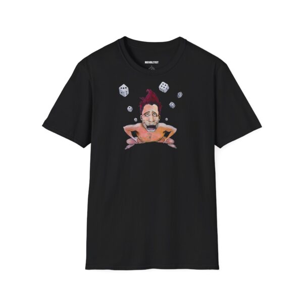 Dice Man Graphic Art T-Shirt - Image 3