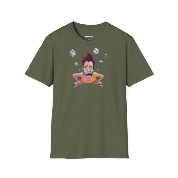 Dice Man Graphic Art T-Shirt - Image 5